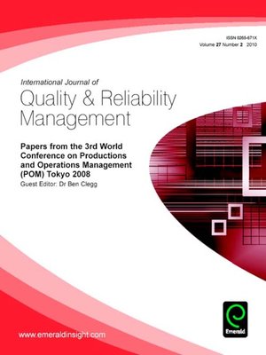 cover image of International Journal of Quality & Reliability Management, Volume 27, Issue 2